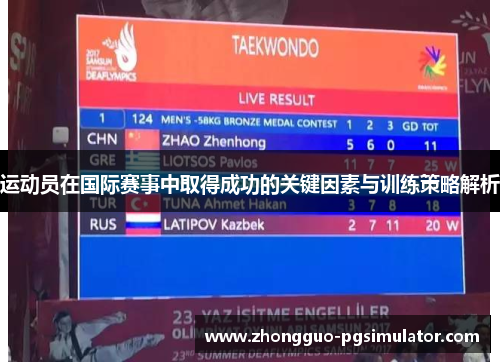 运动员在国际赛事中取得成功的关键因素与训练策略解析